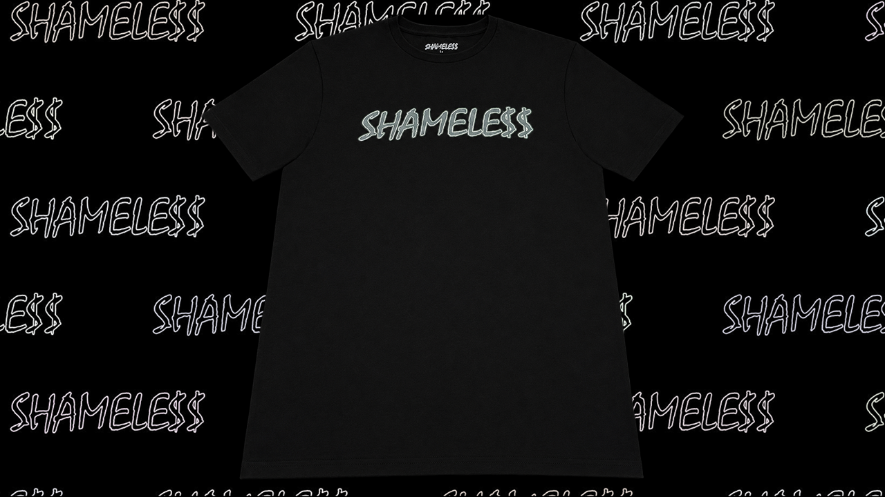 BLACK SHAMELE$$ T-SHIRT
